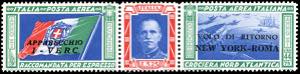 1933 - 5,25 + 44,75 Trittico I-VERC ... 