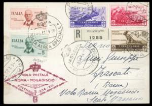 1934 - Volo Roma-Mogadiscio, serie ... 