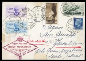 1934 - Volo Roma-Mogadiscio, serie ... 