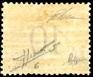 1870 - 10 cent. ocra e carminio ... 