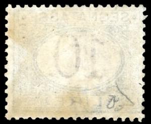 1874 - 10 lire azzurro e bruno ... 