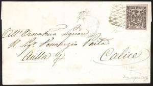 1858 - 10 cent. rosa, punto dopo le cifre, ... 