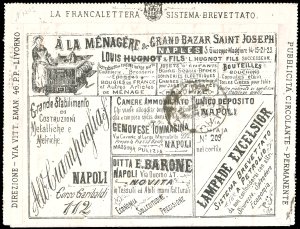 1887 - 4 cent. su 5 cent. Umberto ... 
