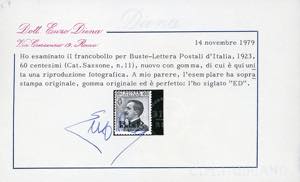 1922/23 - Soprastampati BLP del II ... 