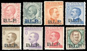 1922/23 - Soprastampati BLP del II tipo, ... 