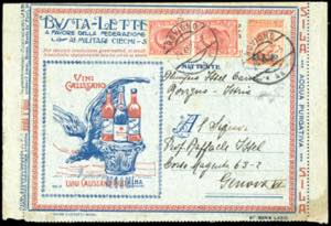1922/23 - 20 cent. soprastampa BLP del II ... 