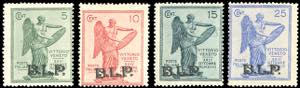 1922 - Vittoria soprastampa BLP, non emessi, ... 