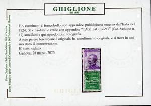 1924 - Pubblicitari, serie ... 