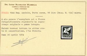 1944 - Soprastampati G.N.R. di ... 