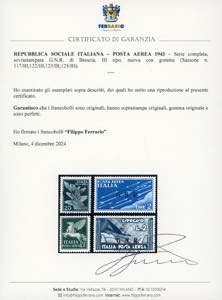 1943 - Soprastampati G.N.R. di ... 