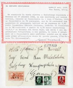 1944 - 2,50 lire soprastampa ... 