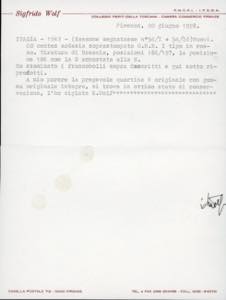 1943 - 60 cent. soprastampa G.N.R. ... 
