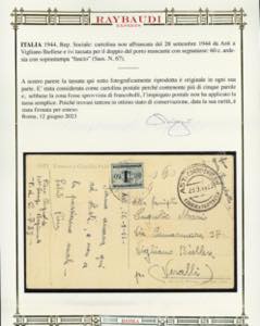 1944 - 60 cent. soprastampato ... 