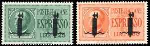 ESPRESSI 1944 - Soprastampati fascio in nero ... 