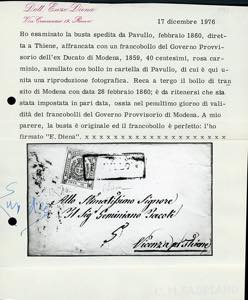 1859 - 40 cent. rosa carminio ... 