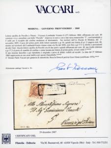 1859 - 40 cent. rosa carminio ... 