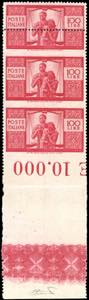 1946 - 100 lire Democratica, II lastra, ... 