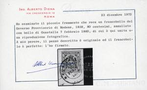 1859 - 80 cent. bistro arancio ... 