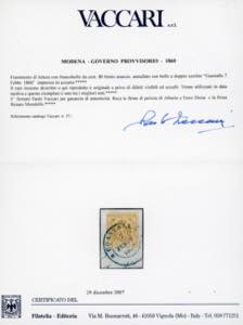 1859 - 80 cent. bistro arancio ... 