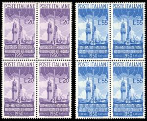 1950 - Radiodiffusione, serie completa ... 