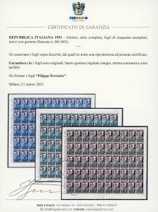 1951 - Ginnici, serie completa ... 