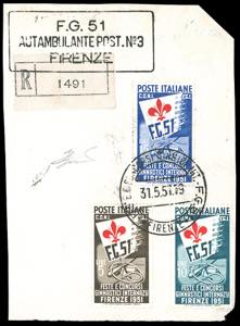 1951 - Ginnici, serie completa (661/663), ... 