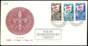 1951 - Ginnici, serie completa (661/663), ... 