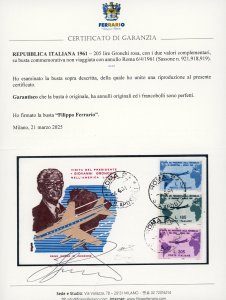 1961 - 205 lire Gronchi rosa, con ... 