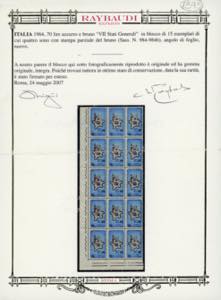 1964 - 70 lire Stati Generali, ... 