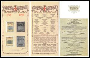 1978 - Teatro alla Scala, folder ... 