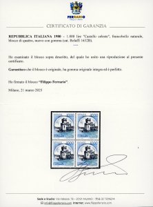 1980 - 1.000 lire Castello ... 