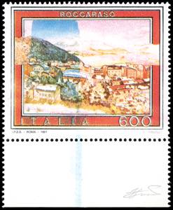 1991 - 600 lire Roccaraso, stampa ... 