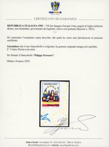 1993 - 750 lire Spagna, Europa ... 