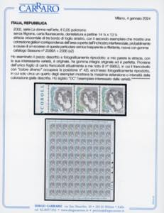 2002 - 0,05 € Donna nellarte, ... 