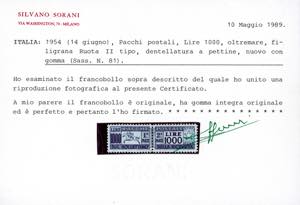 1954 - 1.000 lire Cavallino, ... 