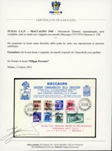 MACCAGNO 1945 - Soprastampati, ... 