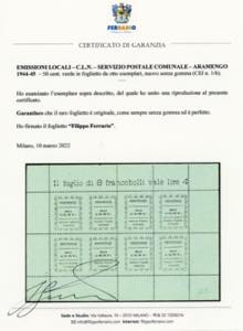 SERVIZIO POSTALE COMUNALE ... 