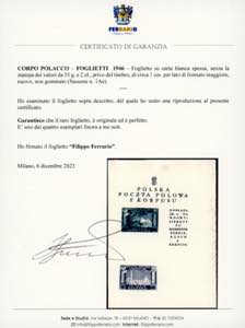 FOGLIETTI 1946 - Foglietto su ... 