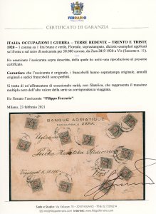 TRENTO E TRIESTE 1920 - 1 corona ... 