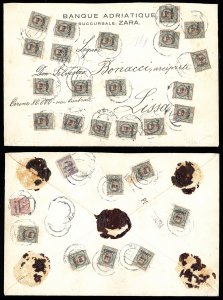 DALMAZIA 1920 - 1 cor. su 1 lira (1), 26 ... 