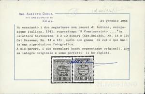 LUBIANA SEGNATASSE 1941 - 5 d. e ... 