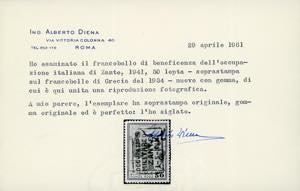 ZANTE 1941 - 50 l. Beneficenza, ... 