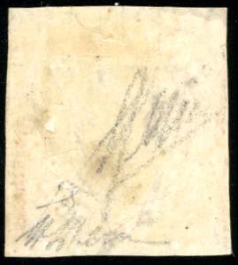 1858 - 50 grana rosa brunastro ... 