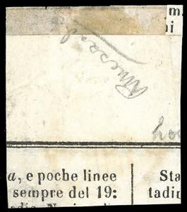 1860 - 1/2 tornese azzurro cupo ... 