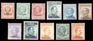 CALINO 1912/22 - Soprastampati, le prime ... 