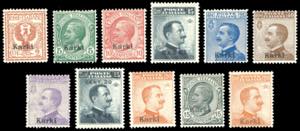 CARCHI 1912/22 - Soprastampati, le prime ... 