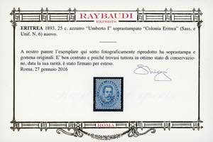 1893 - 25 cent. Umberto ... 