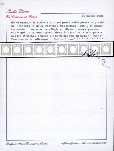 1861 - Prova della pietra in nero ... 