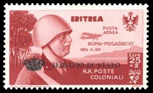 SERVIZIO AEREO 1934 - 25 + 2 lire ... 