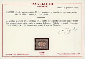 SEGNATASSE 1903 - 10 lire ... 